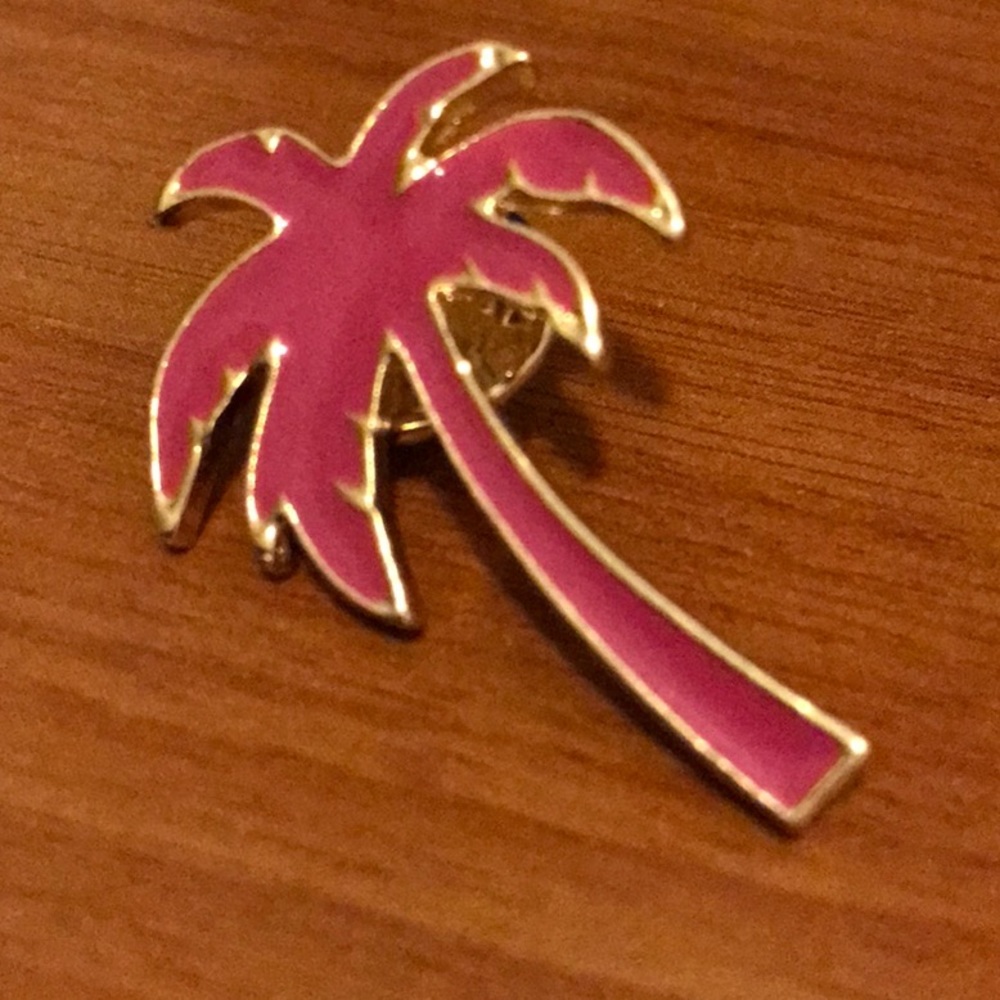 Tropical Palm Tree Enamel Pin